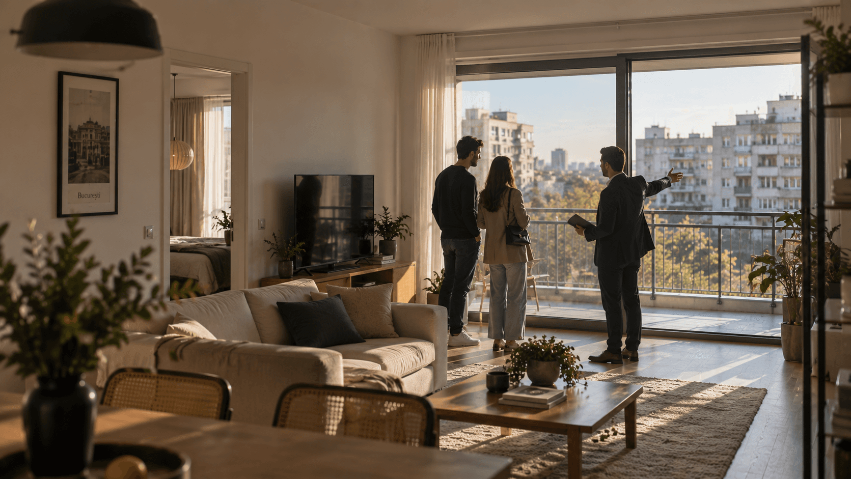 Vizionare de apartament luminos în București